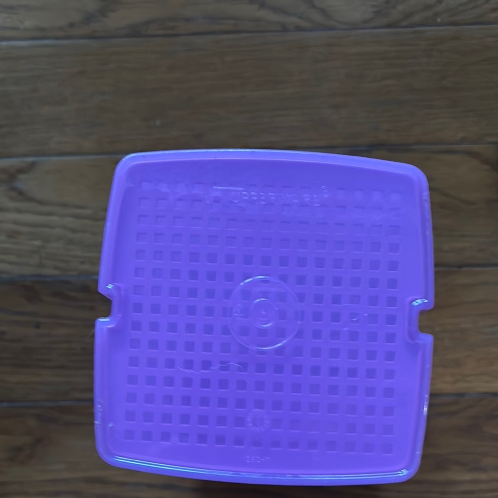 Tupperware Lavender Pickle Storage Container - Picture 3 of 8